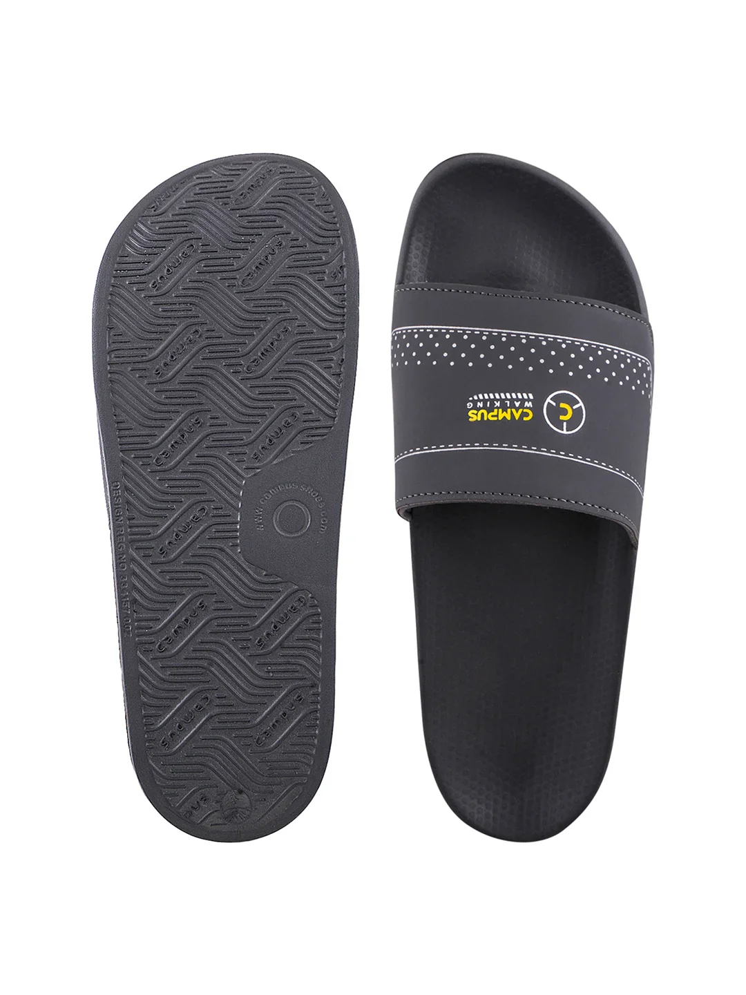SL-436A Grey Men's Slides - Image 3