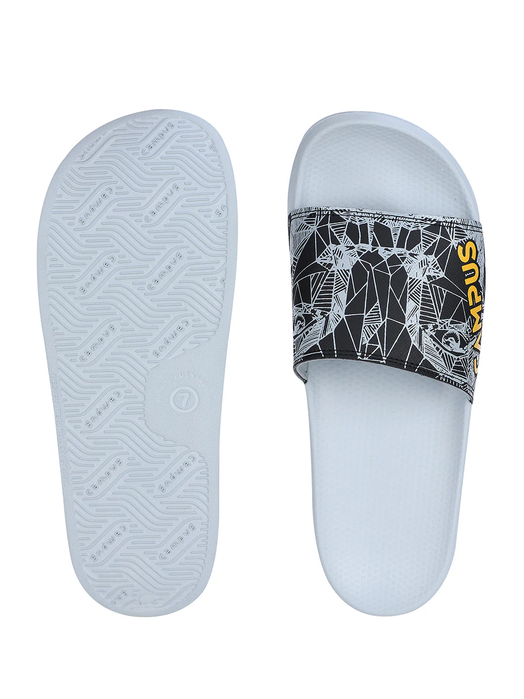 SL-437 Black Men's Slippers - Image 4