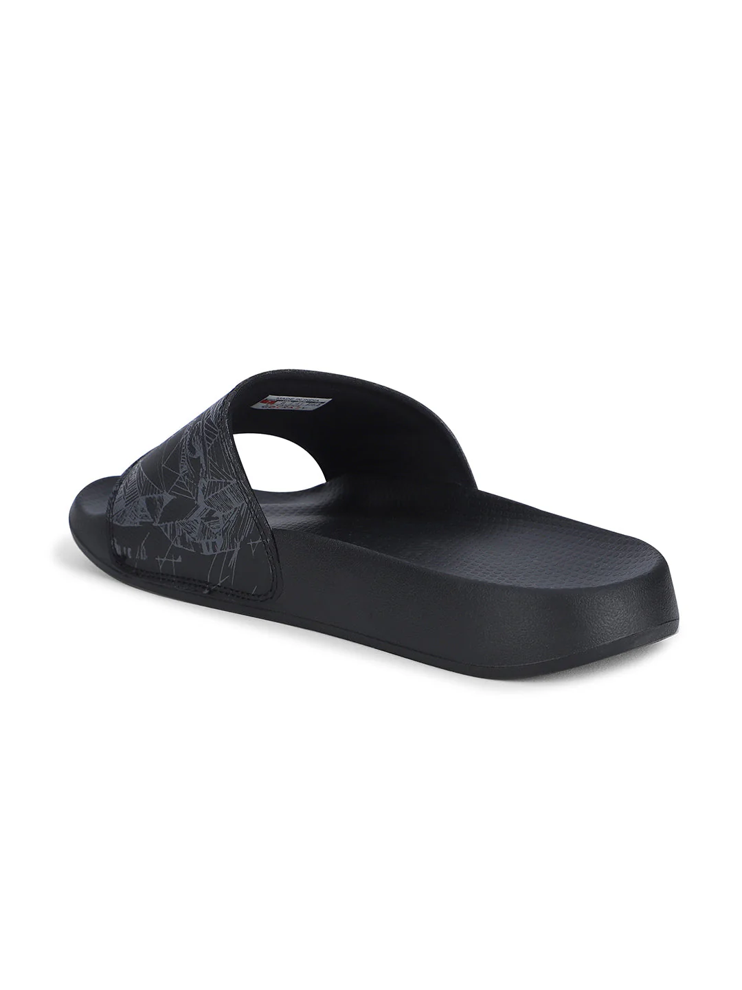 SL-437 Black Men's Slippers - Image 3