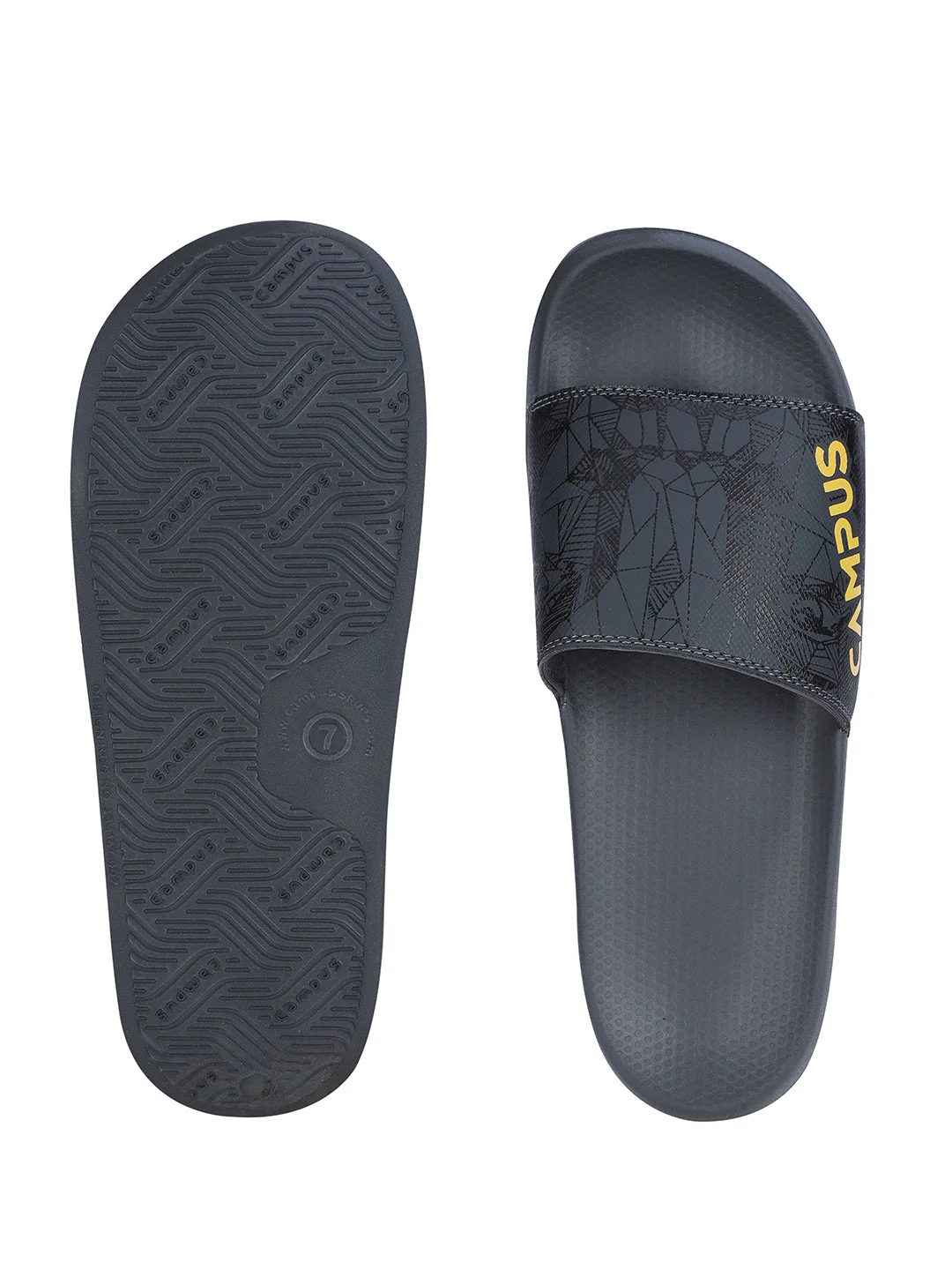 SL-437 Grey Men's Slippers - Image 4