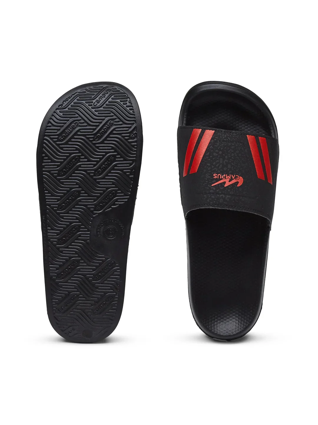SL-438 Black Men's Slides - Image 5