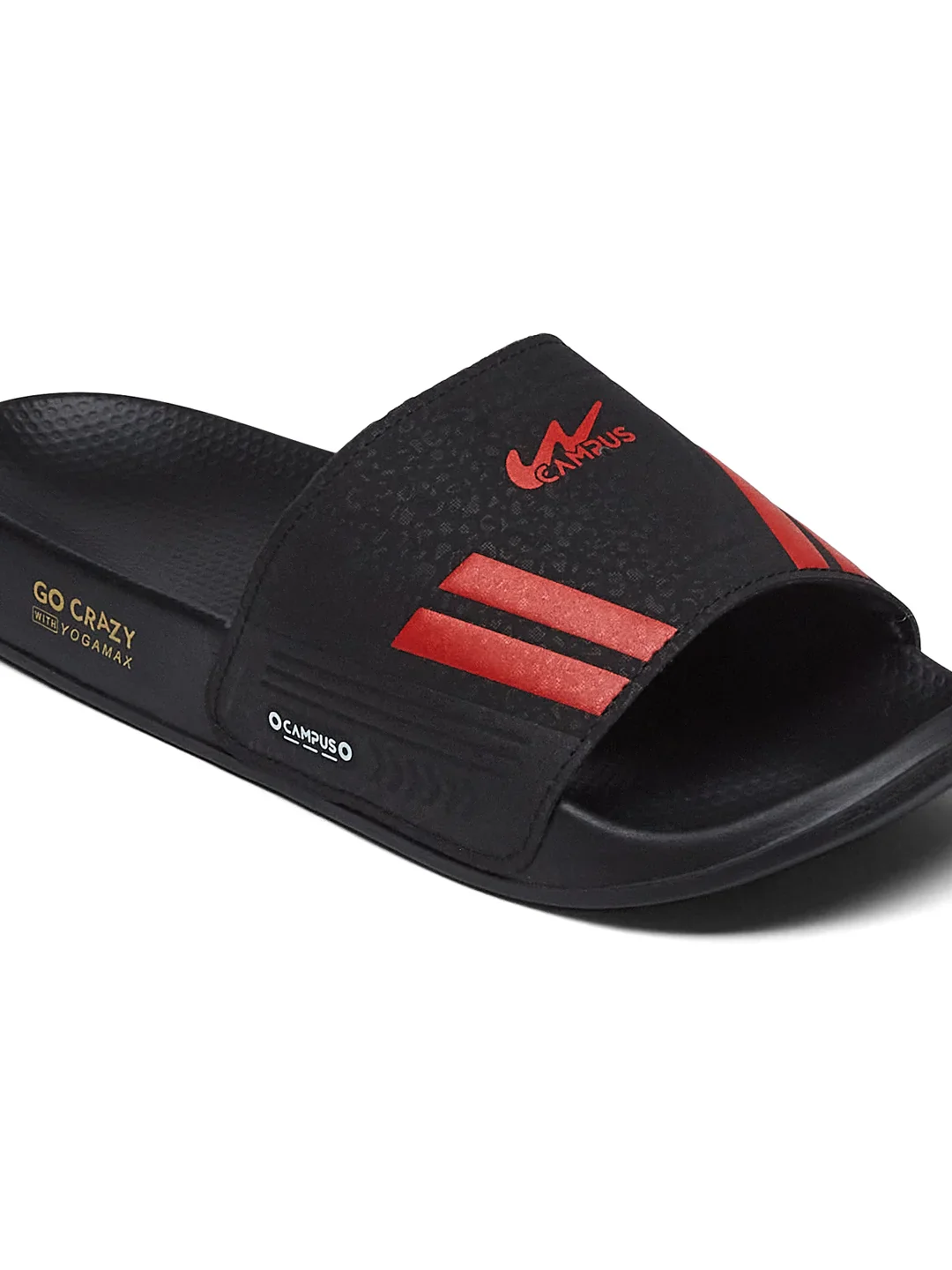 SL-438 Black Men's Slides - Image 7