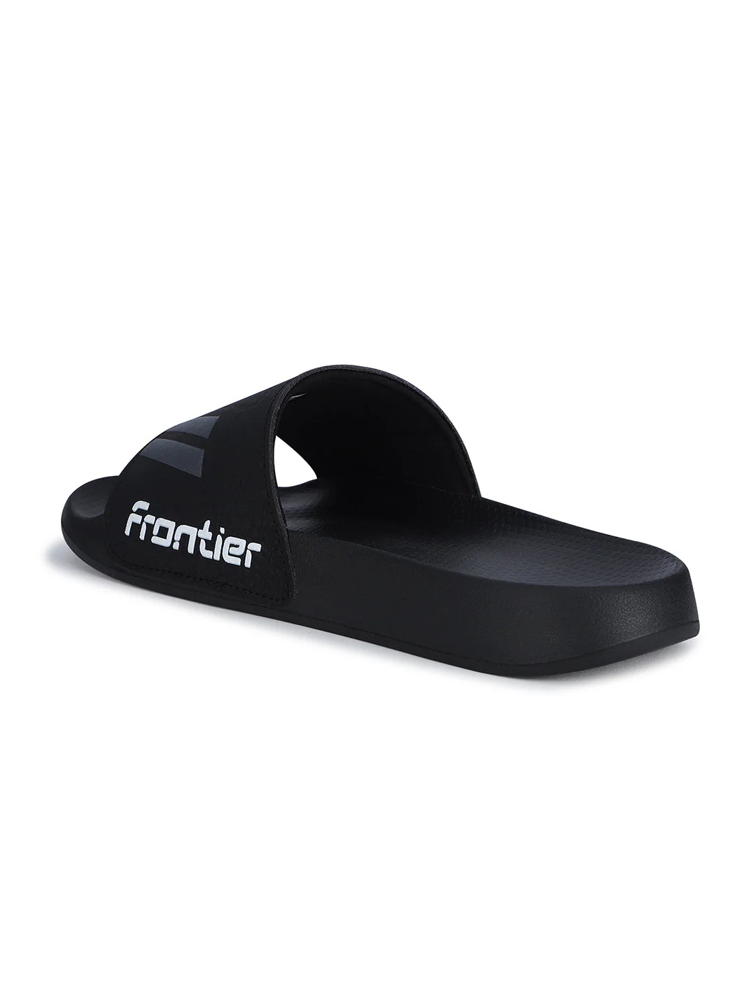 SL-438 Black Men's Slippers - Image 3