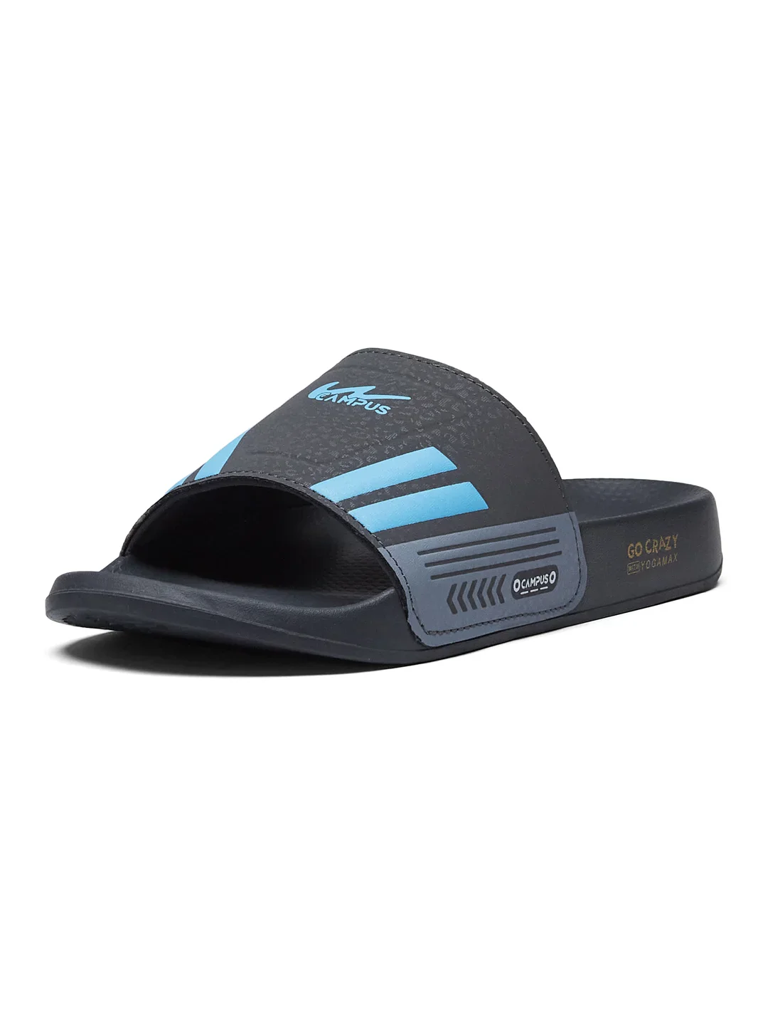 SL-438 Grey Men's Slides - Image 6