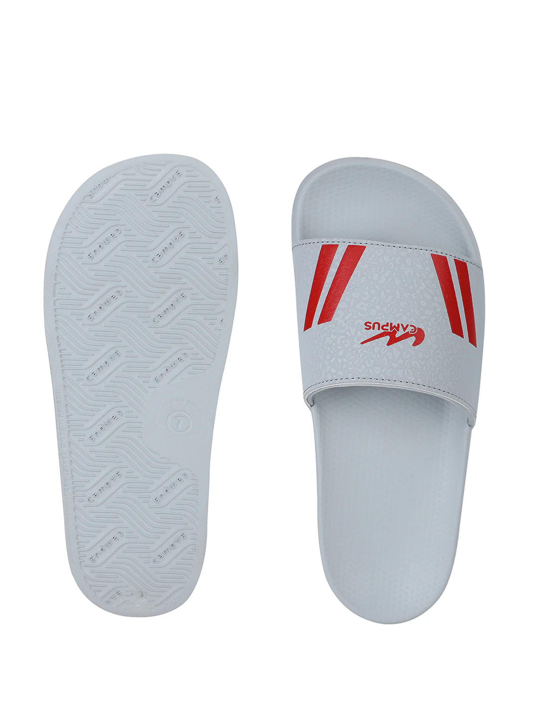 SL-438 Grey Men's Slippers - Image 5