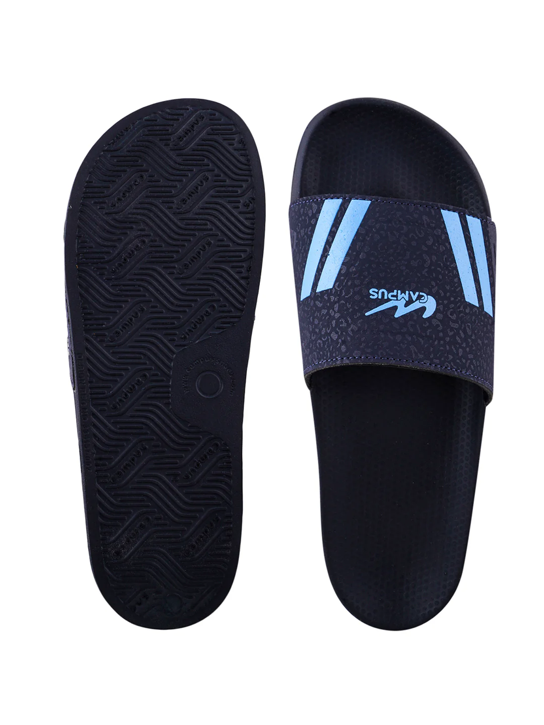 SL-438 Navy Men's Slides - Image 5
