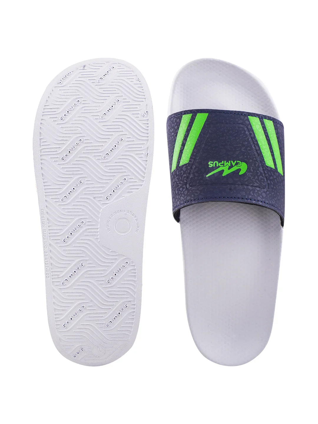 SL-438A Navy Men's Slides - Image 4