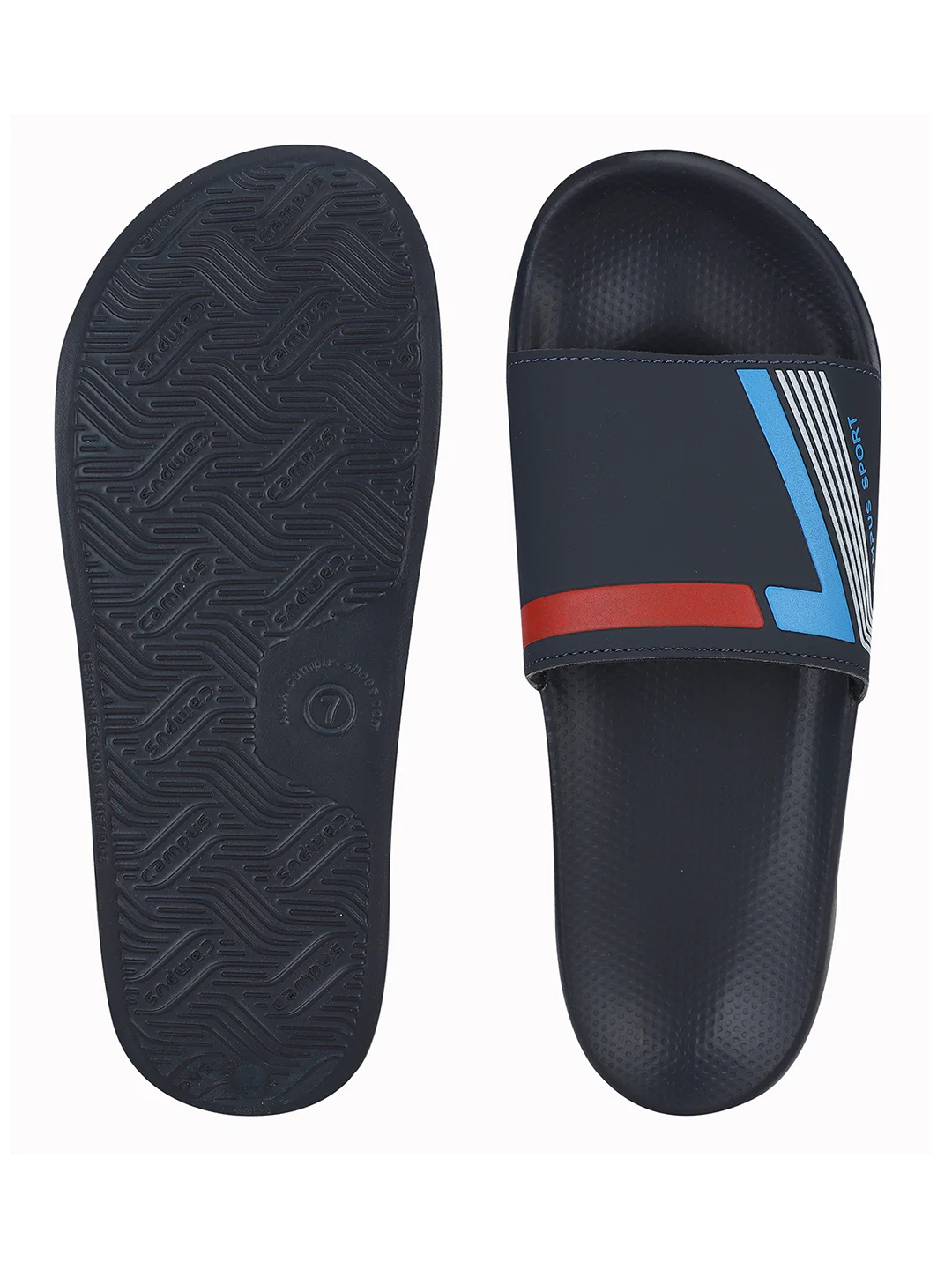 SL-439 Navy Men's Slippers - Image 5