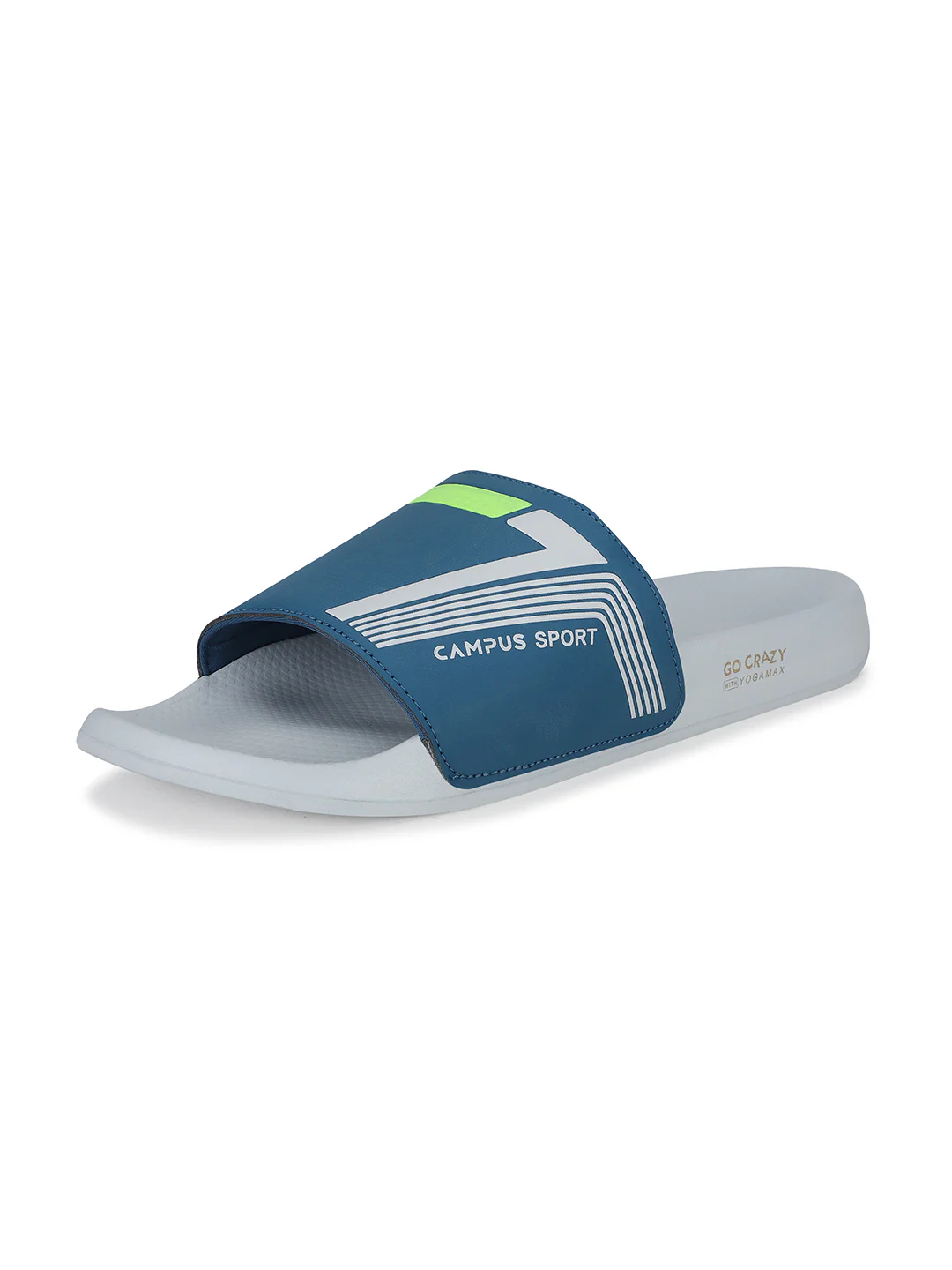 SL-439 Teal Men's Slides - Image 6