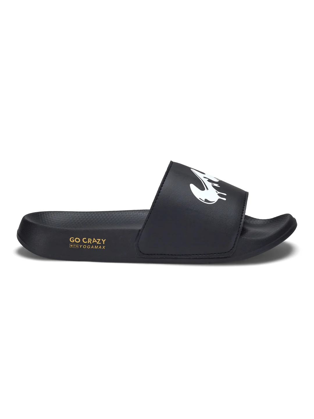 SL-443 Black Men's Slides - Image 2