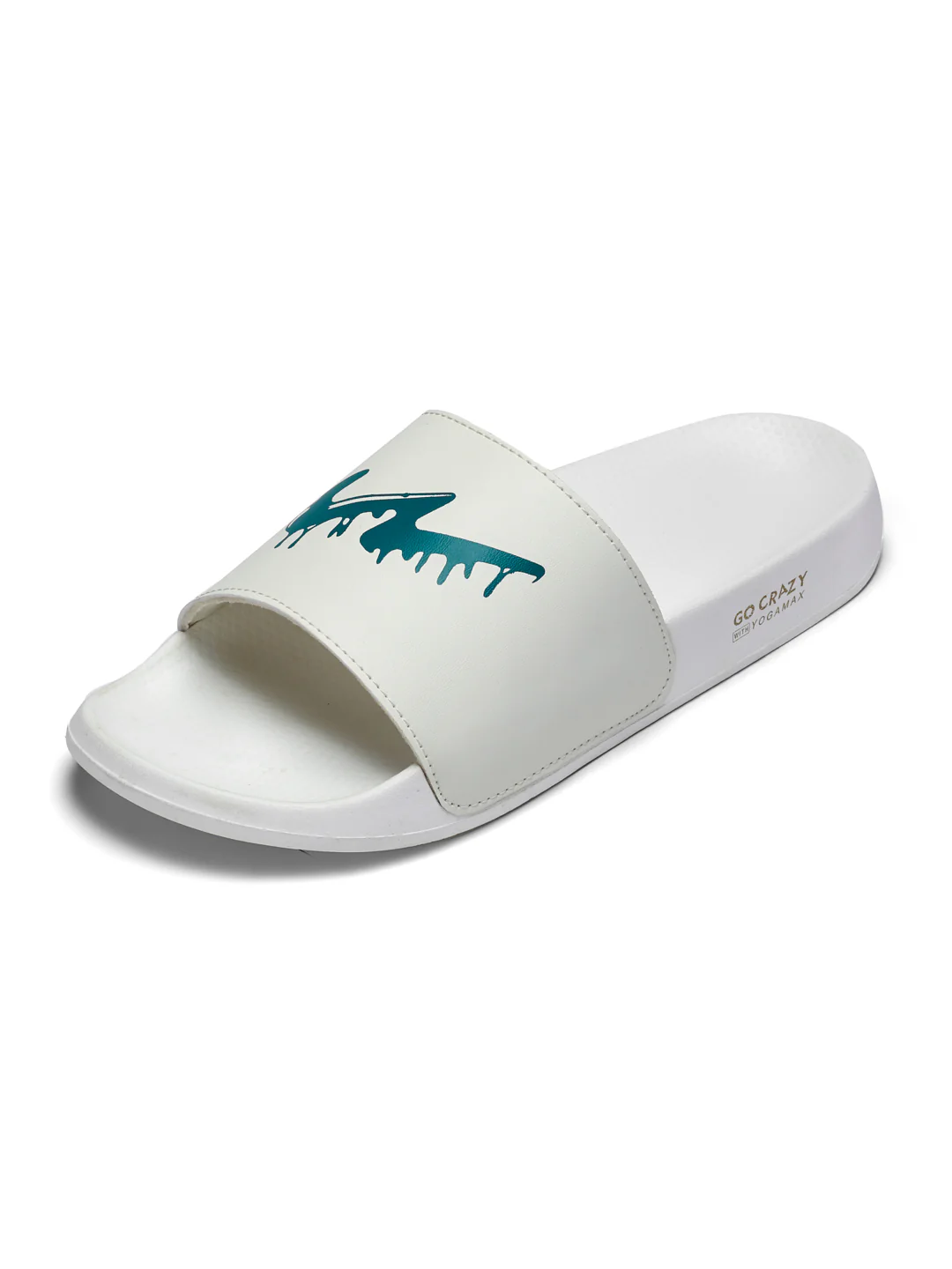 SL-443 White Men's Slides - Image 6
