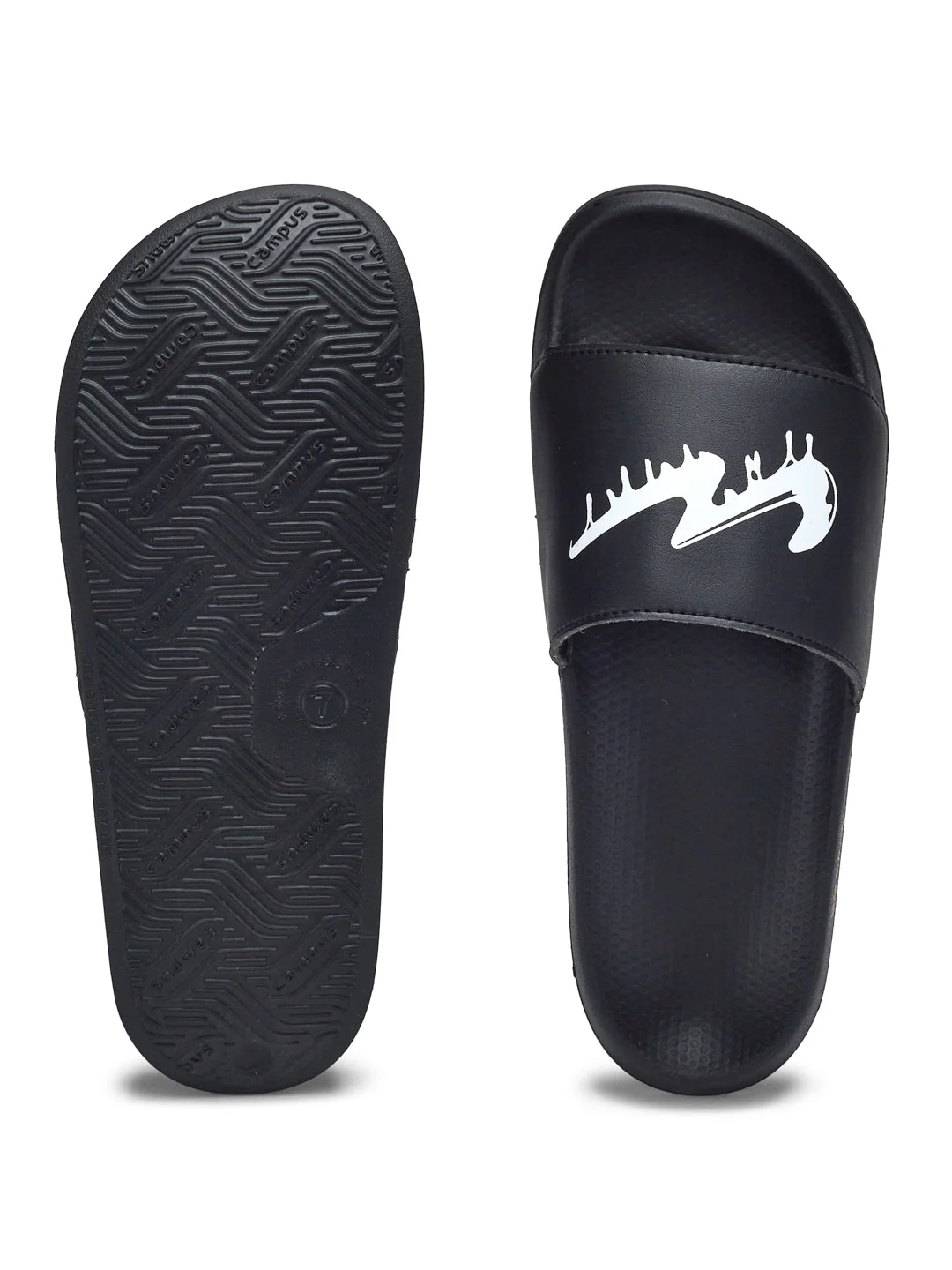 SL-443A Black Men's Slides - Image 8