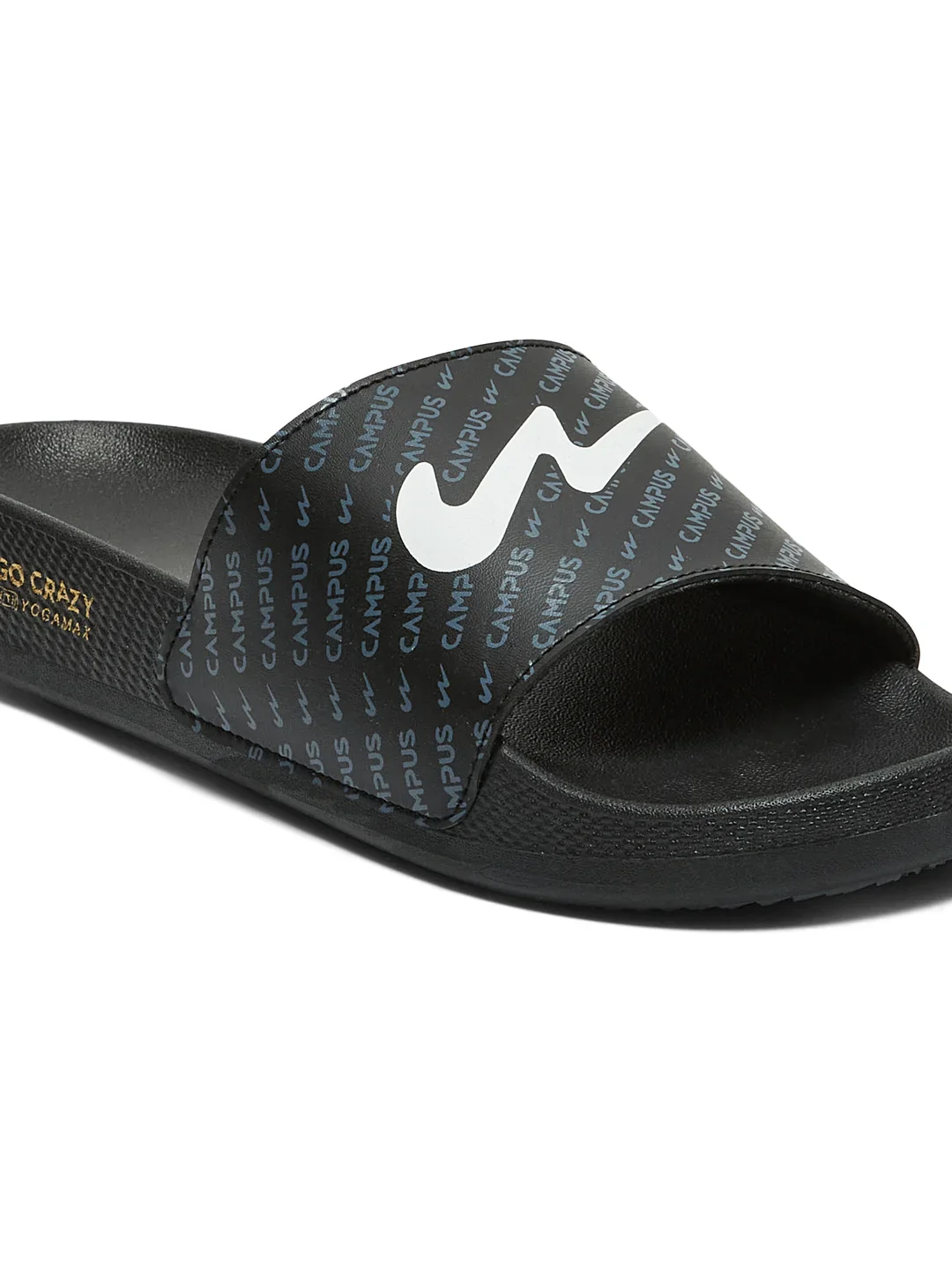 SL-444 Black Men's Slides - Image 6