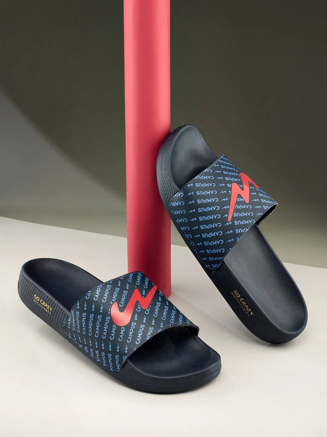 SL-444 Navy Men's Slides - Image 7