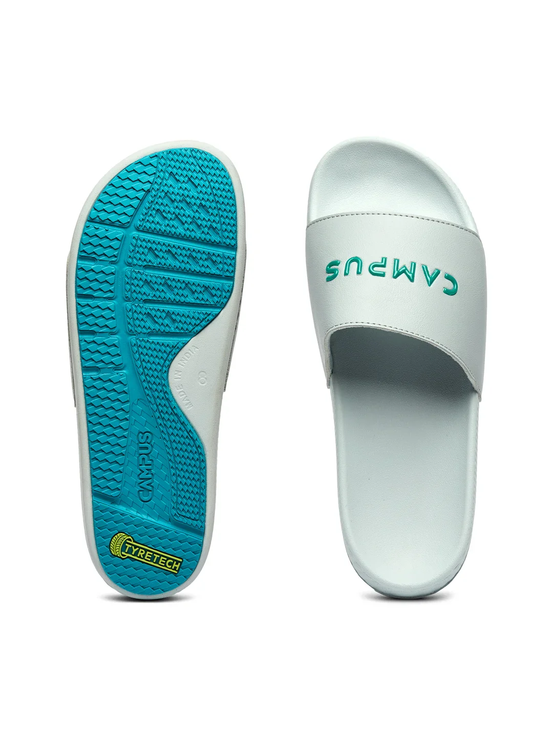 SL-457 Grey Men's Slides - Image 5