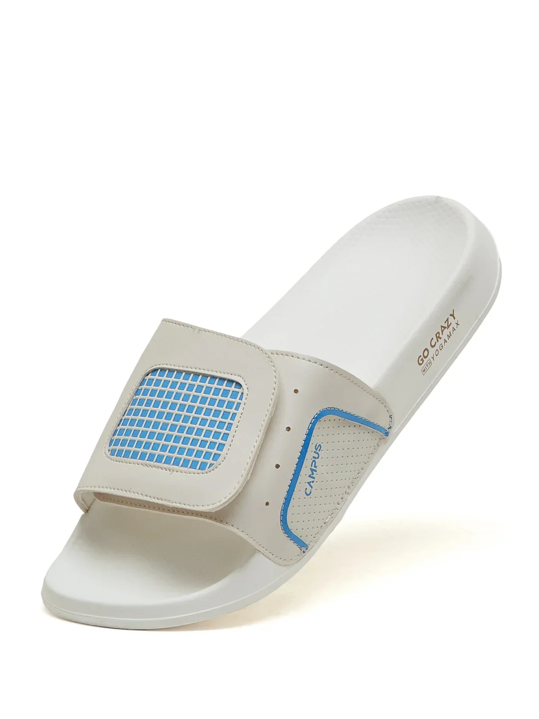 SL-461 Off White  Men's Slides - Image 3