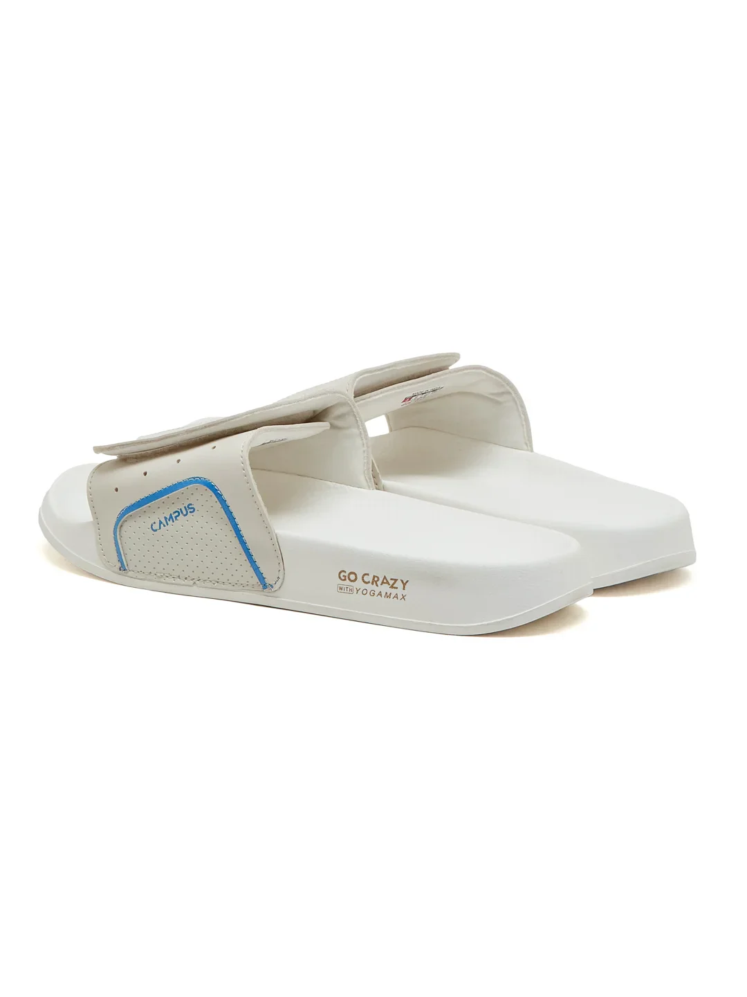 SL-461 Off White  Men's Slides - Image 5