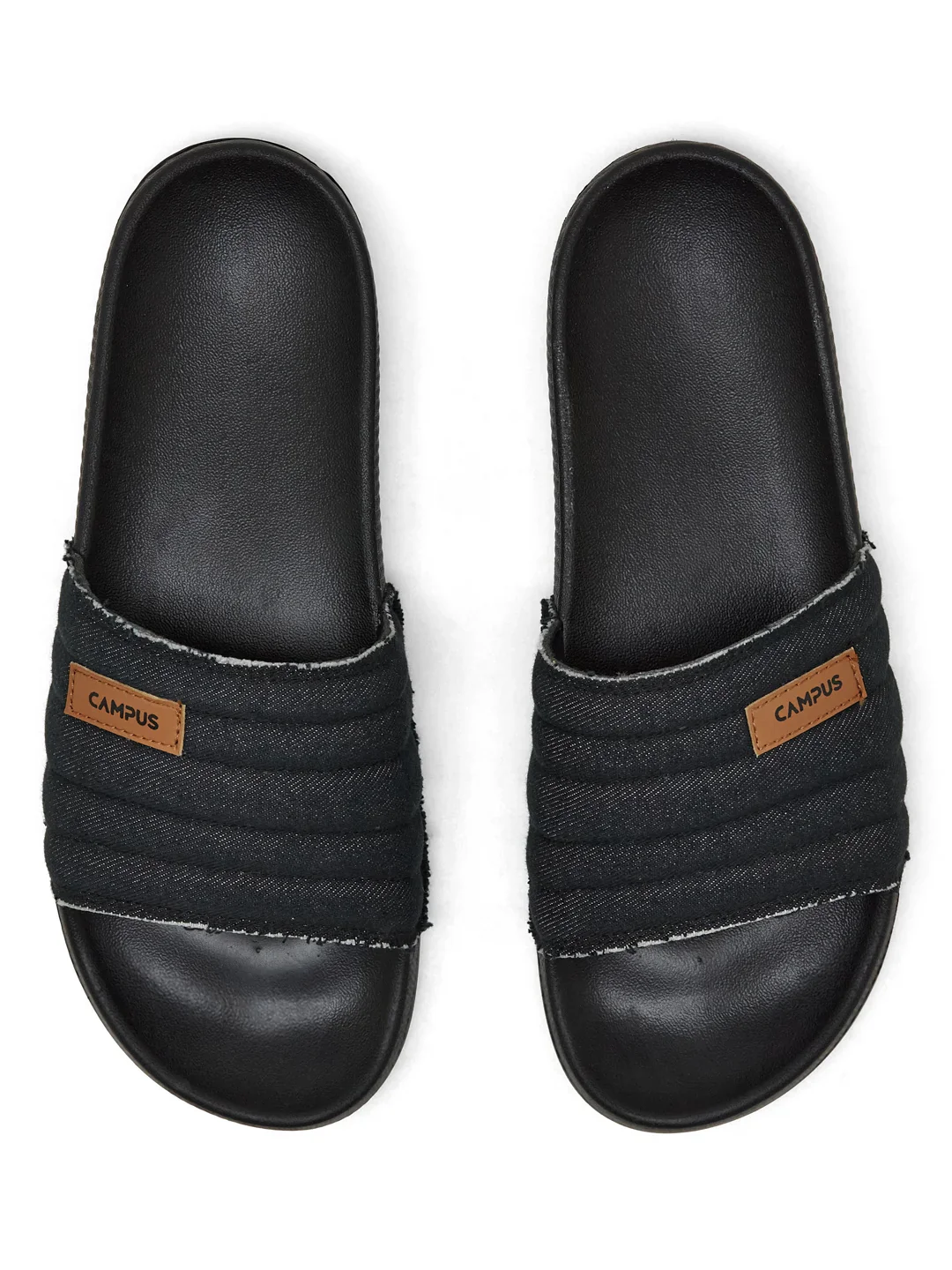 SL-473 Black Men's Slides - Image 4