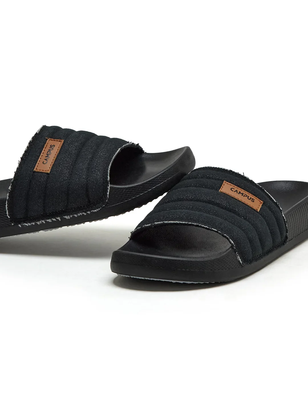 SL-473 Black Men's Slides - Image 5