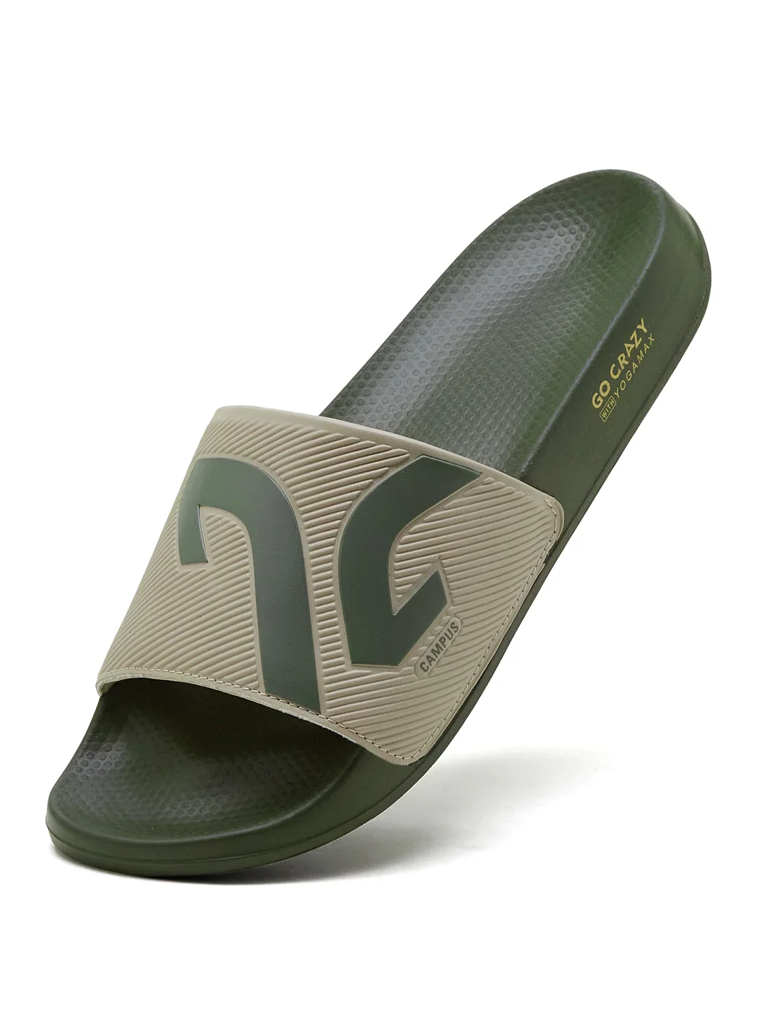 SL-475 Beige Men's Slides - Image 3
