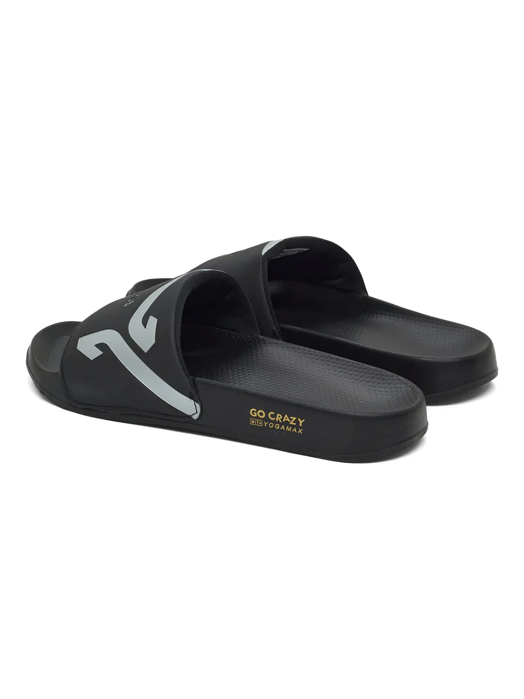 SL-476 Black Men's Slides - Image 5