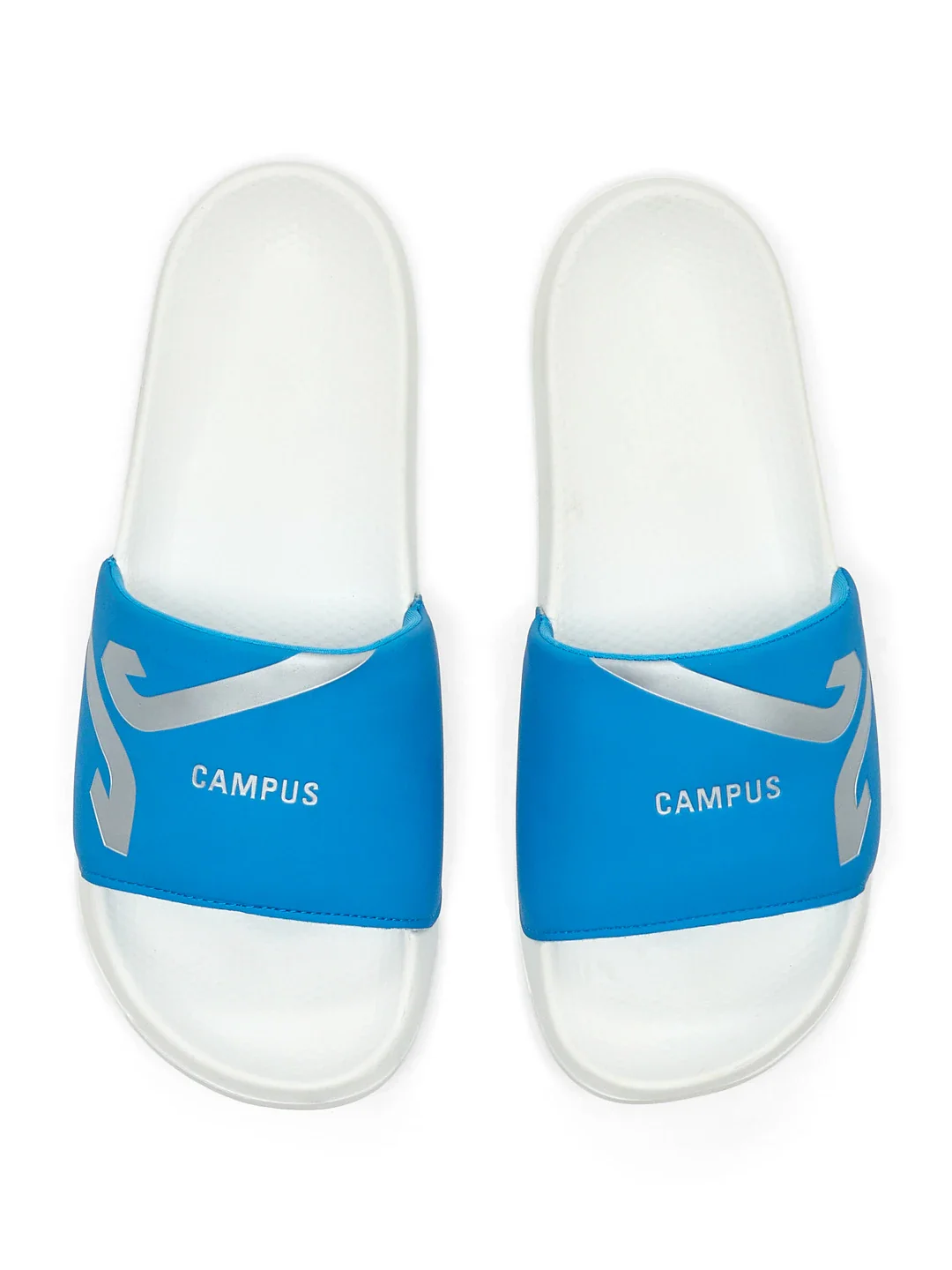 SL-476 Blue Men's Slides - Image 6