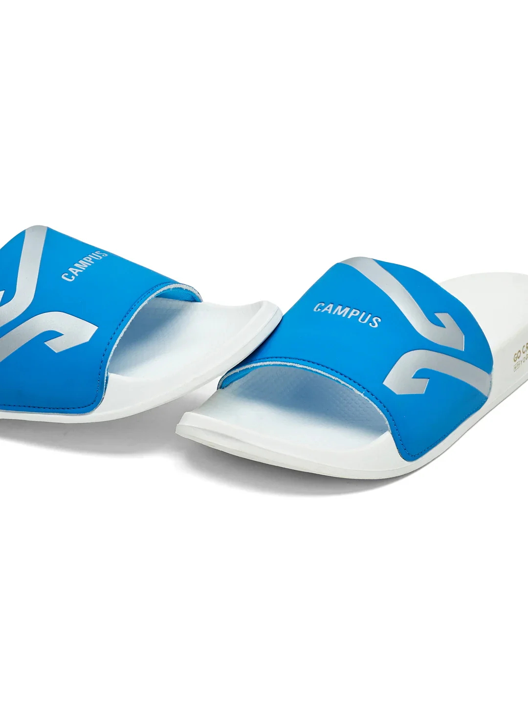 SL-476 Blue Men's Slides - Image 7