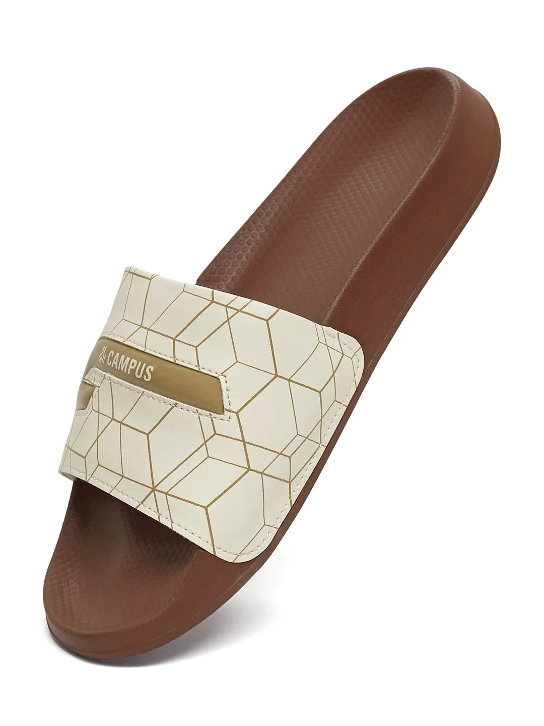 SL-477 White Men's Slides - Image 3