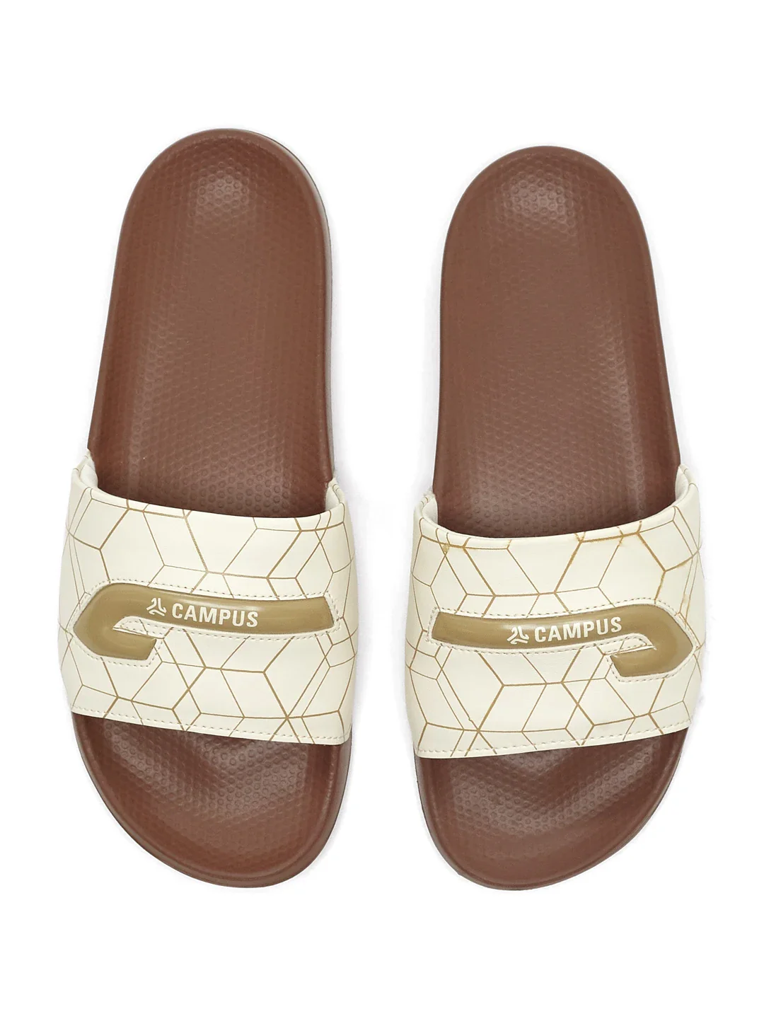 SL-477 White Men's Slides - Image 6