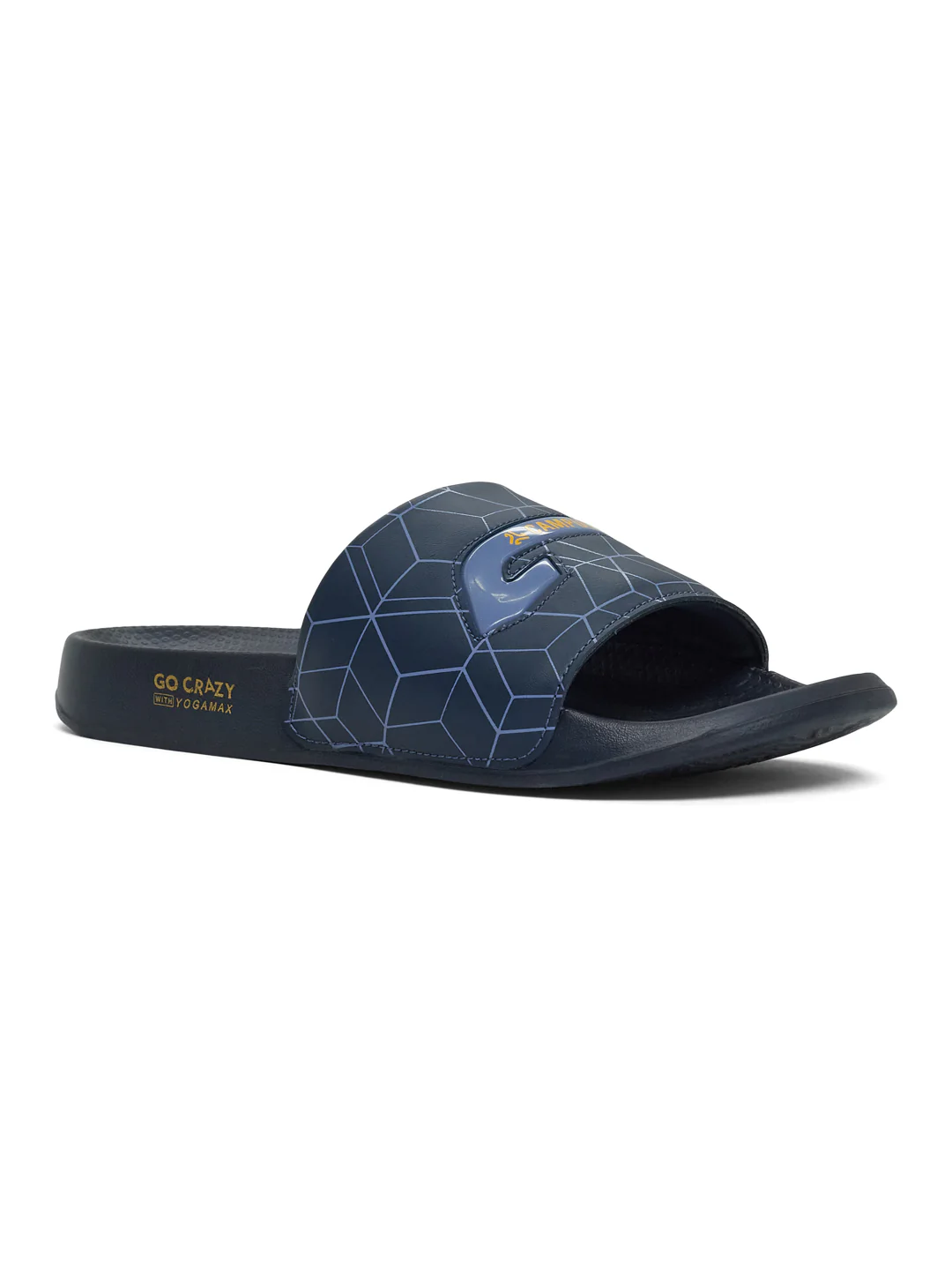 SL-477 Navy Men's Slides - Image 2