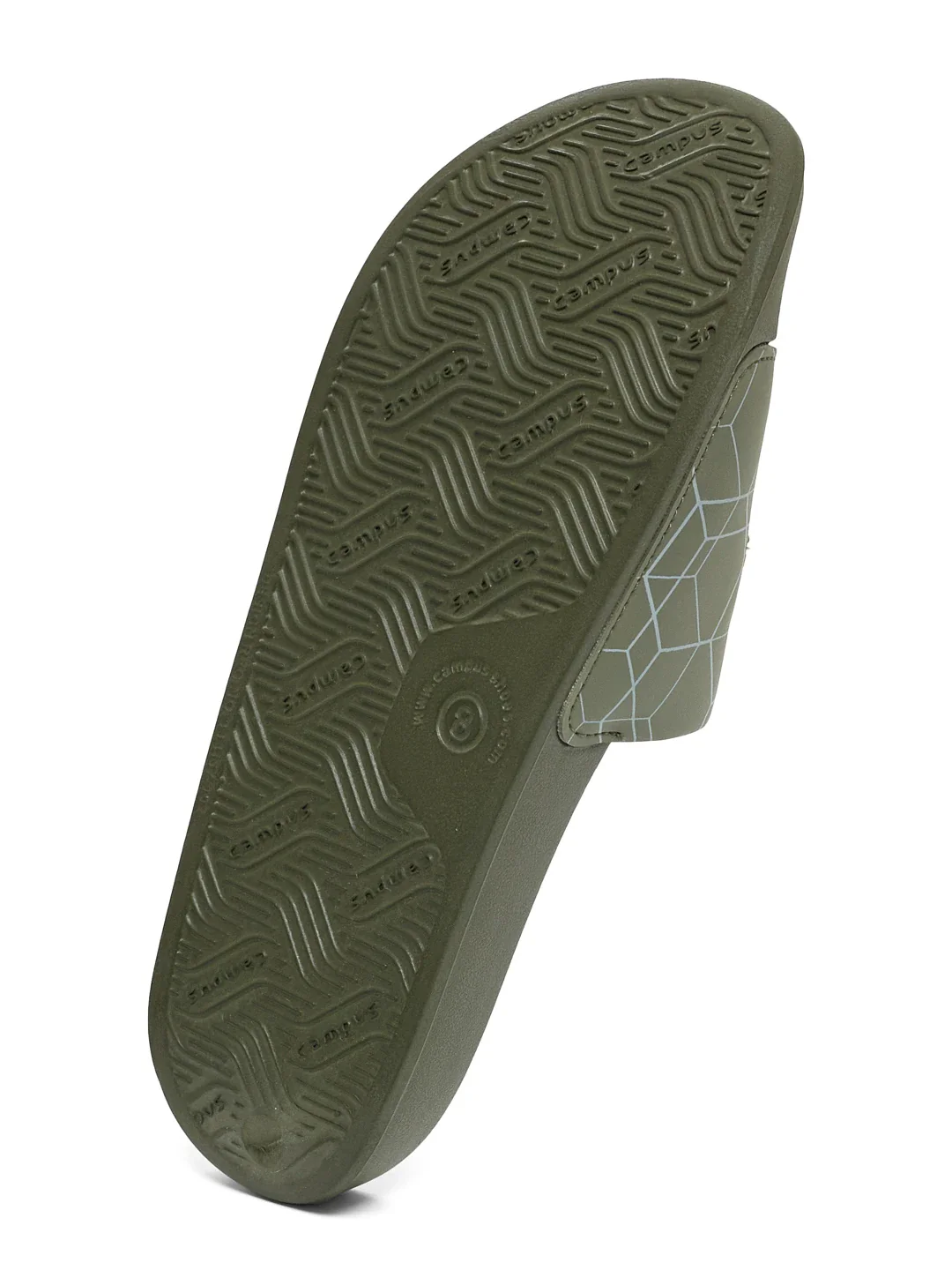 SL-477 Olive Men's Slides - Image 4
