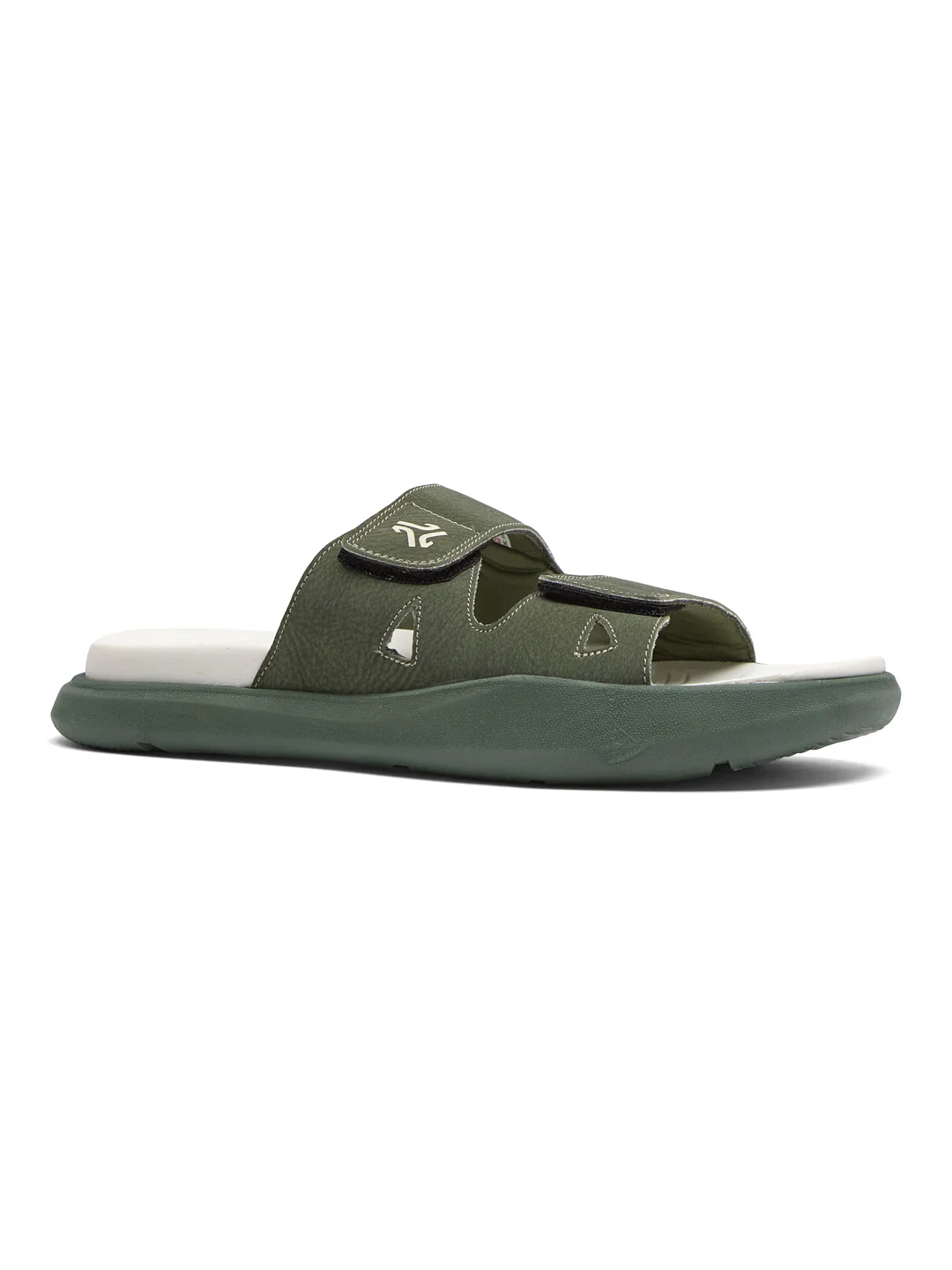 SL-480 Olive Men's Slides - Image 2