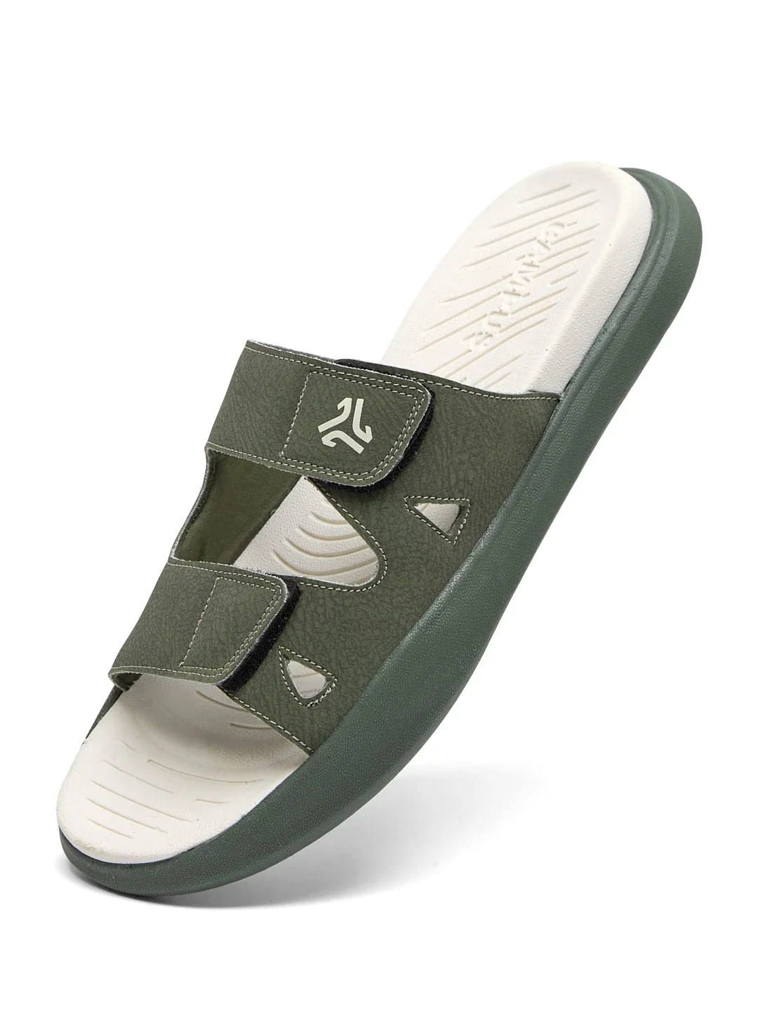 SL-480 Olive Men's Slides - Image 3