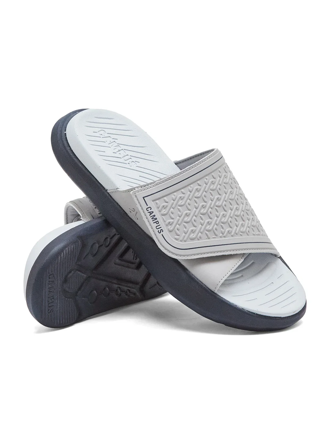 SL-481 Grey Men's Slides - Image 4