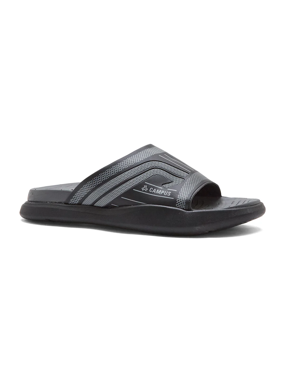SL-482 Black Men's Slides - Image 2
