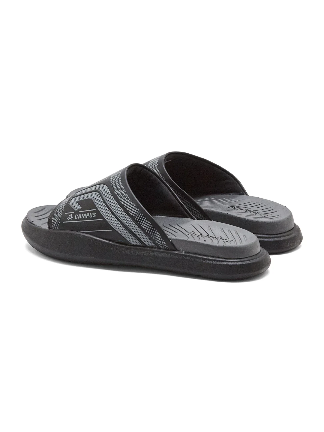 SL-482 Black Men's Slides - Image 5