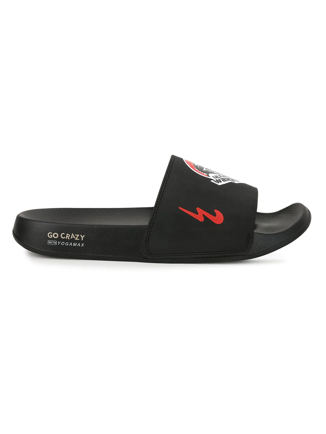 SL-SPR001 Black Men's Slides - Image 2