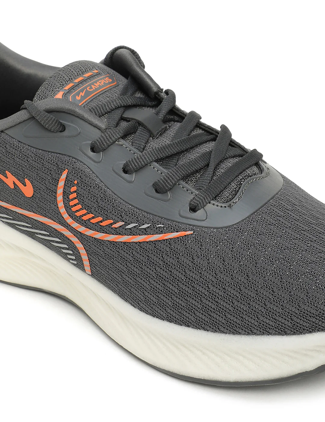 SLAKE Grey Men's Sports Shoes - Image 4