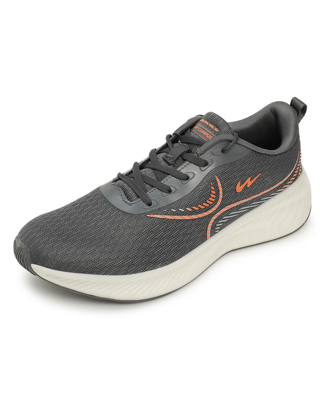 SLAKE Grey Men's Sports Shoes - Image 6