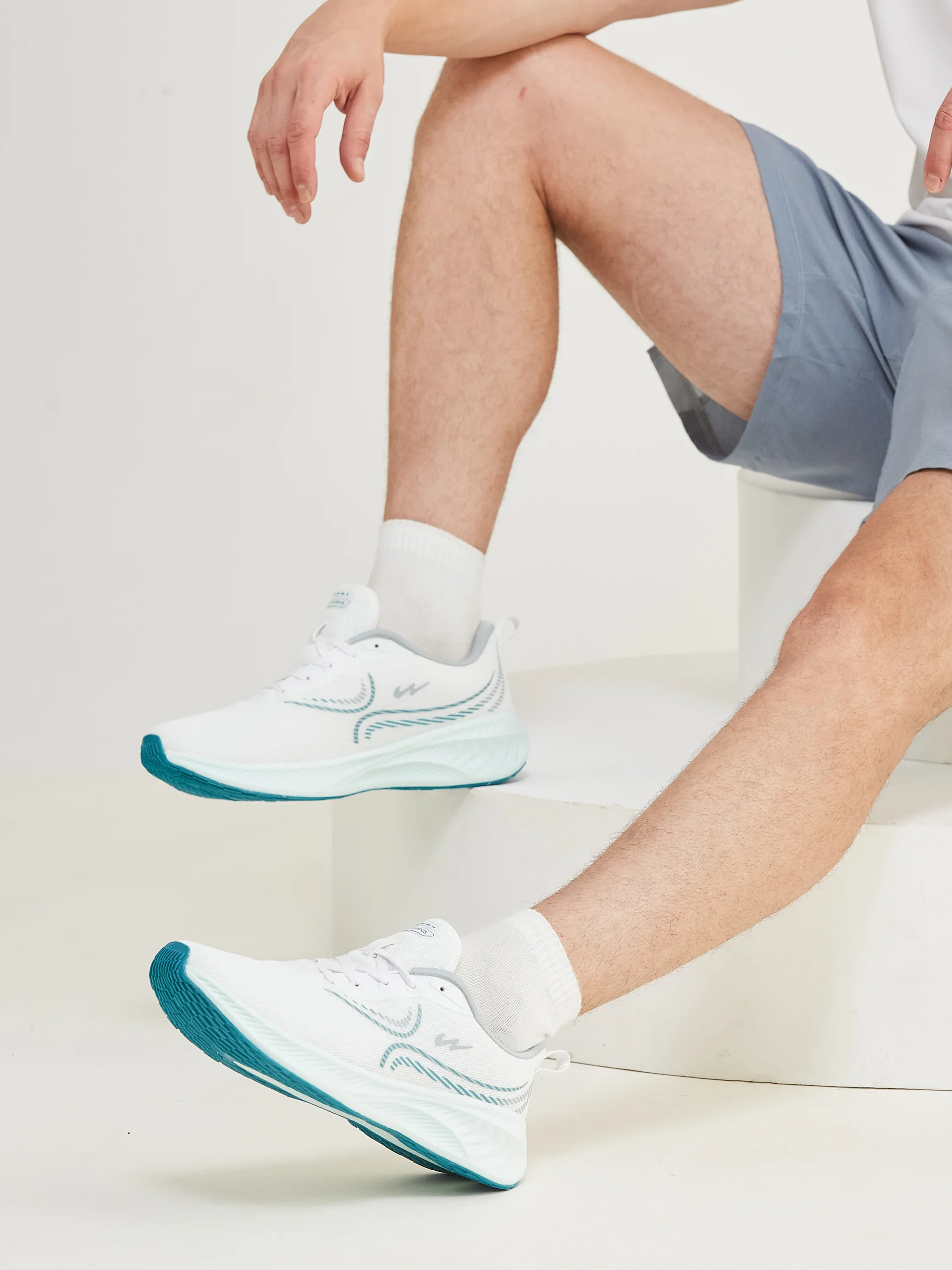 SLAKE White Men Sports Shoes - Image 9