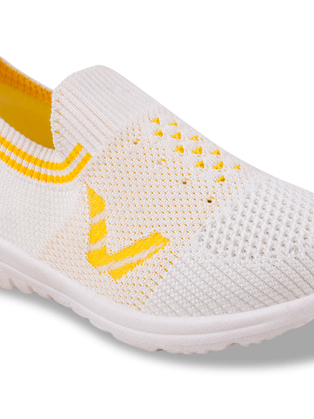 SM-515 Cream Kid's Walking Shoes - Image 4