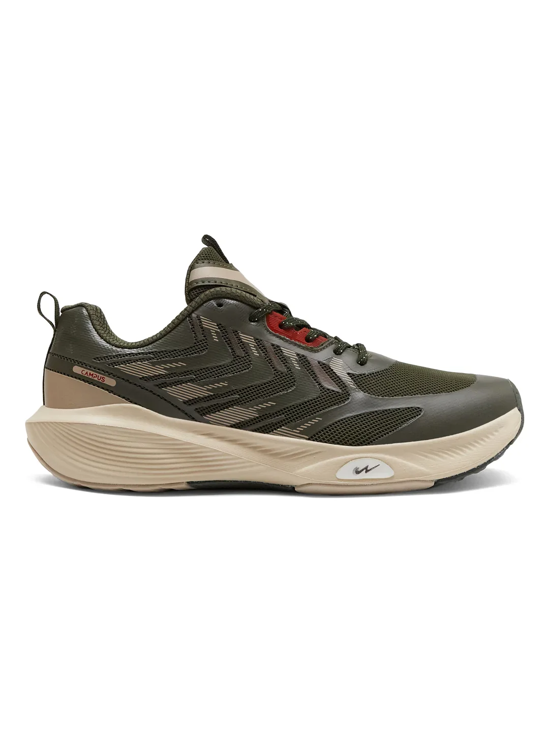 SNIPER Olive Men's Running Shoes - Image 2