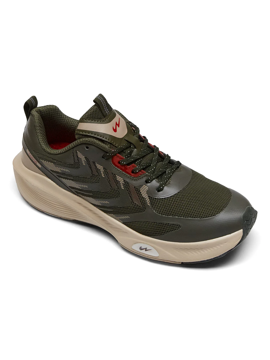 SNIPER Olive Men's Running Shoes - Image 3