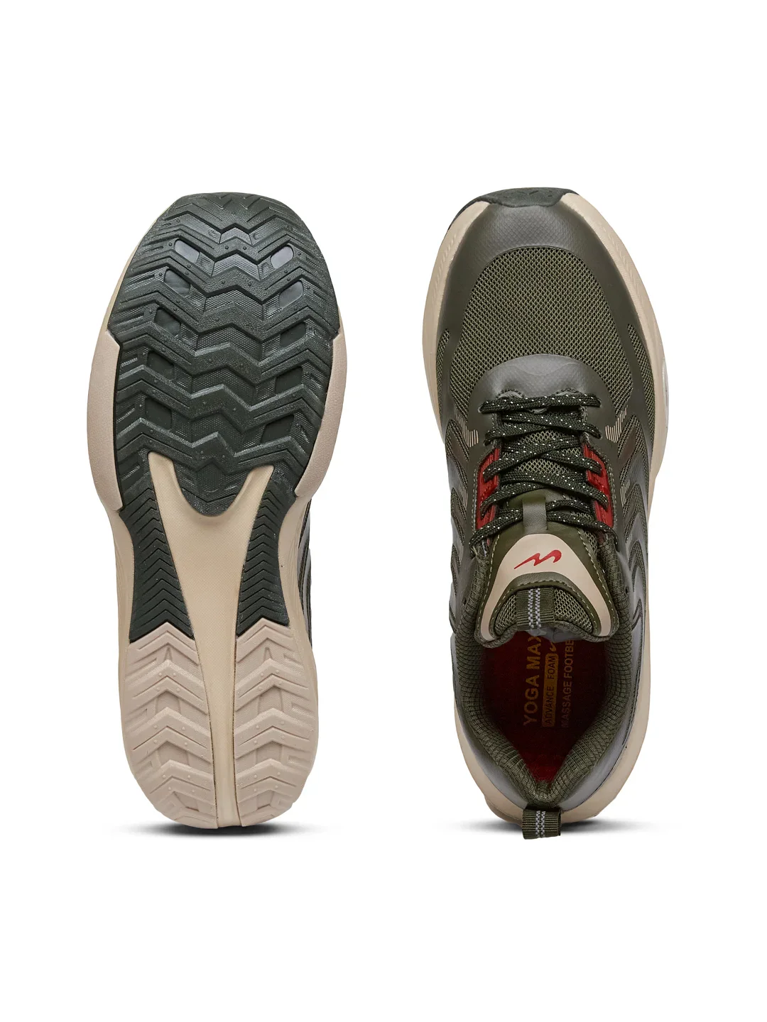 SNIPER Olive Men's Running Shoes - Image 5