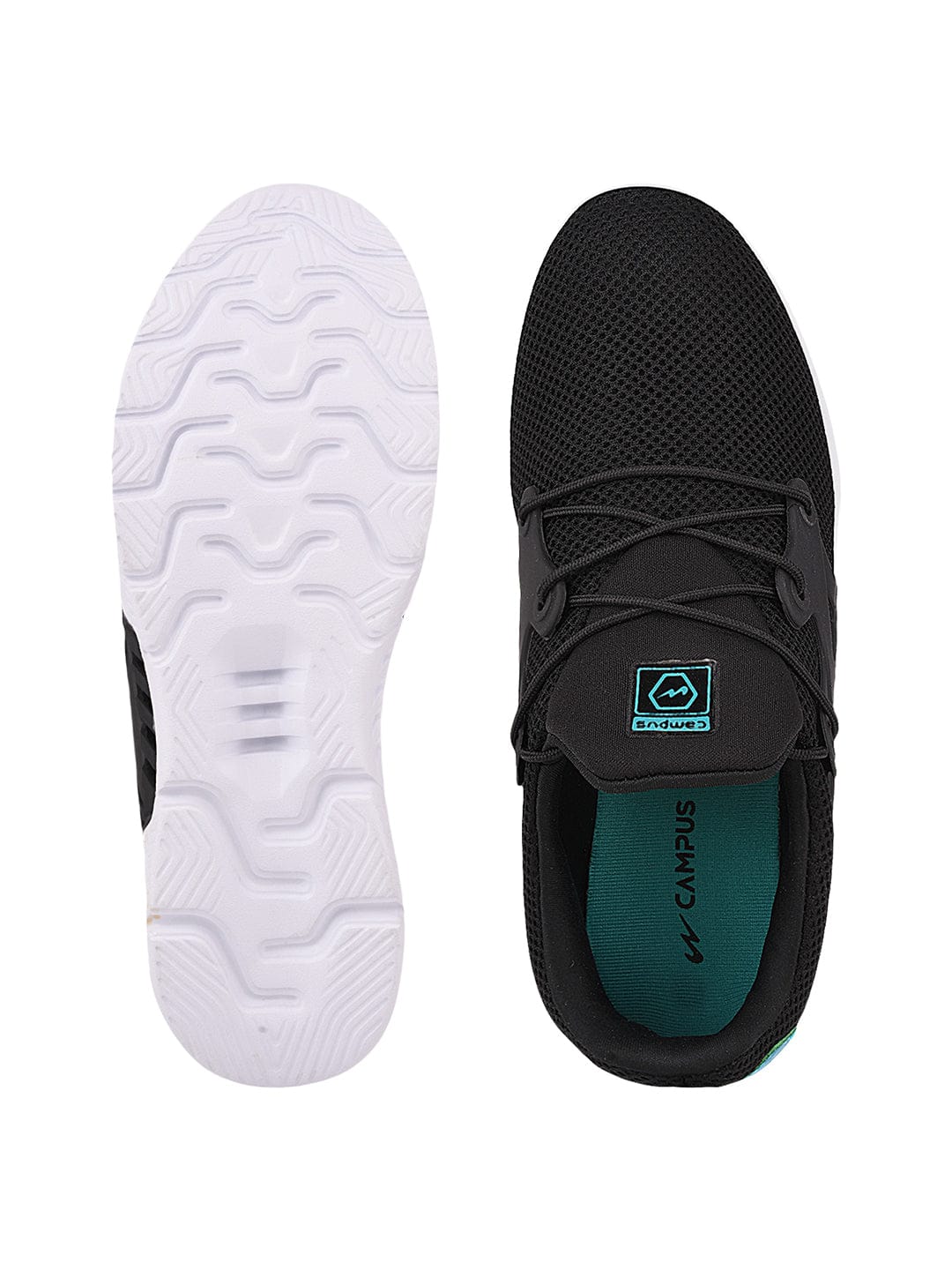 SPHERE Black Men's Running Shoes - Image 4
