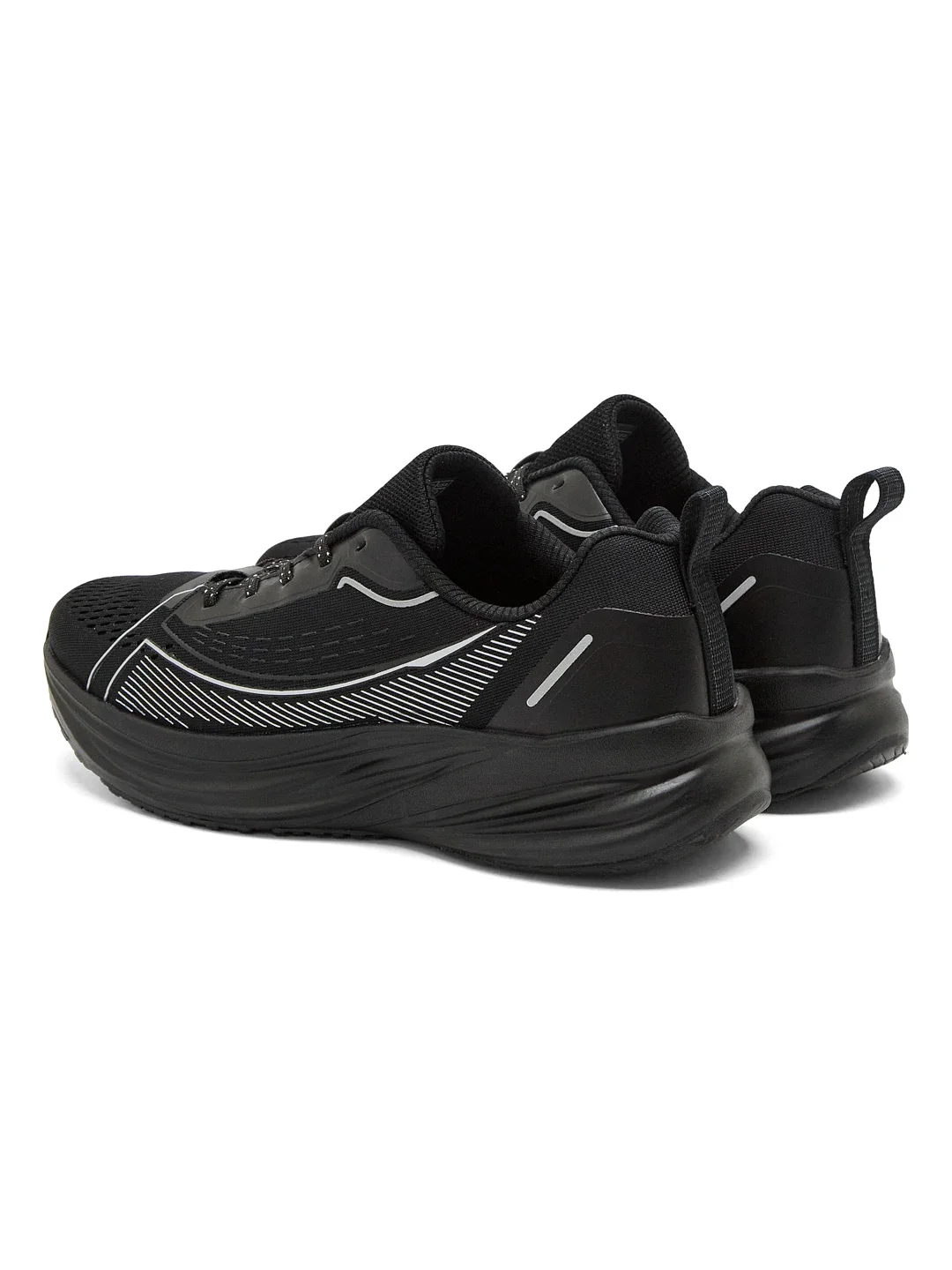 SPINE Black Men's Running Shoes - Image 5