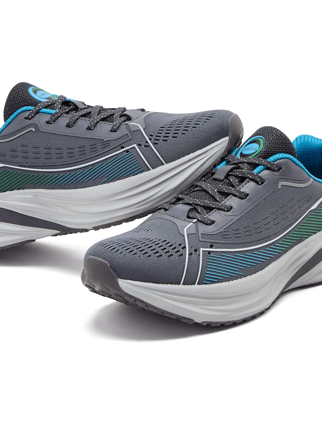 SPINE Grey Men's Running Shoes - Image 7