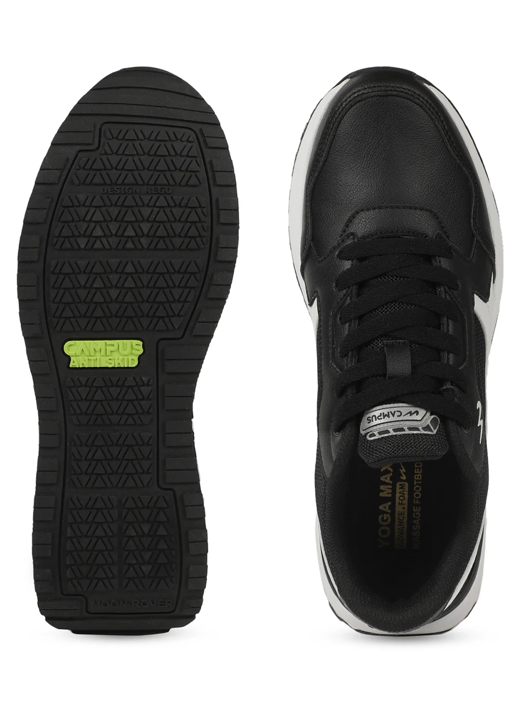 STOM Black Men's Sneakers - Image 4