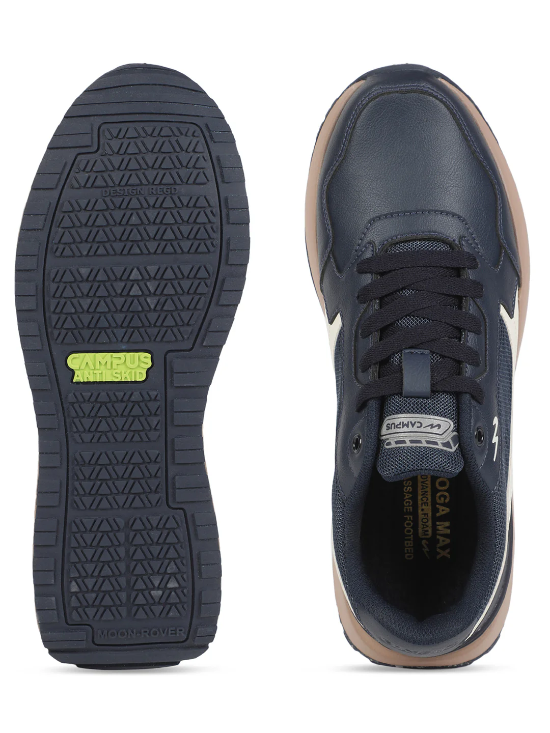 STOM Navy Men's Sneakers - Image 3