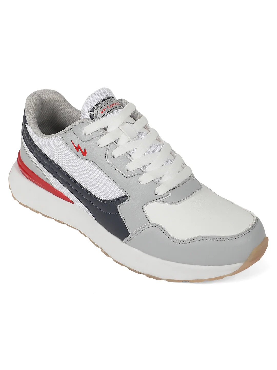 STOM White Men's Sneakers - Image 2